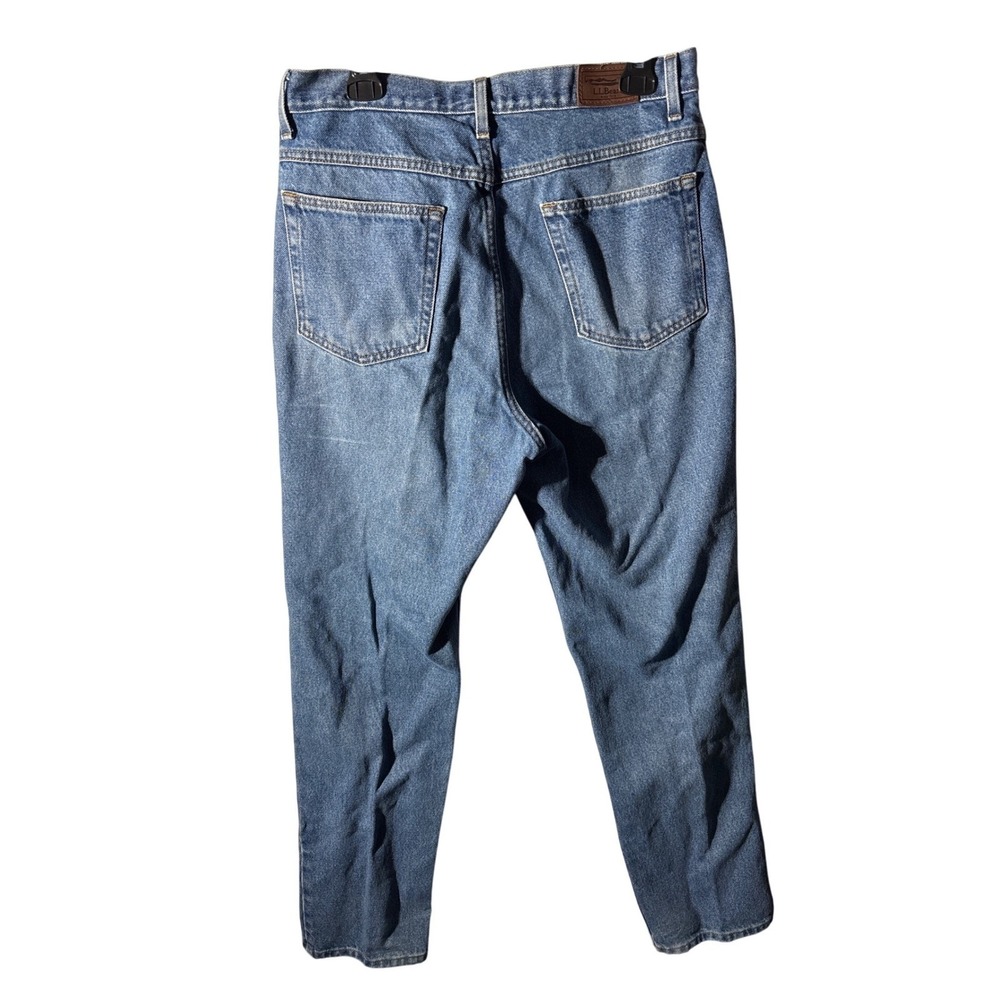 LL Bean Jeans 32x32 Classic Fit Denim Pants Blue Cotton Everyday Casual Straight